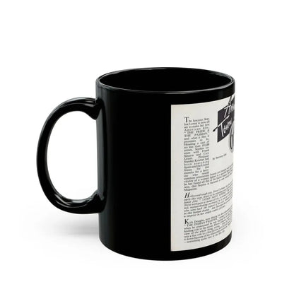 Norma Sykes #167 - 66 PHOTOGRAPHS OF Sabrina U.K. Pocket Mag. Pages 64 & 65 (Vintage Female Icon) Black Coffee Mug - Go Mug Yourself
