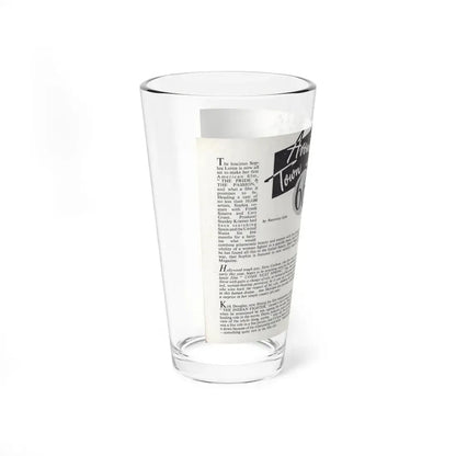 Norma Sykes #167 - 66 PHOTOGRAPHS OF Sabrina U.K. Pocket Mag. Pages 64 & 65 (Vintage Female Icon) Pint Glass 16oz - Go Mug Yourself