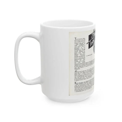 Norma Sykes #167 - 66 PHOTOGRAPHS OF Sabrina U.K. Pocket Mag. Pages 64 & 65 (Vintage Female Icon) White Coffee Mug - Go Mug Yourself