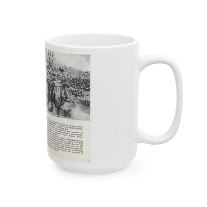 Norma Sykes #167 - 66 PHOTOGRAPHS OF Sabrina U.K. Pocket Mag. Pages 64 & 65 (Vintage Female Icon) White Coffee Mug - Go Mug Yourself