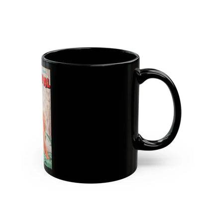 Norma Sykes #177 - Mag. Cover '56 (Vintage Female Icon) Black Coffee Mug - Go Mug Yourself