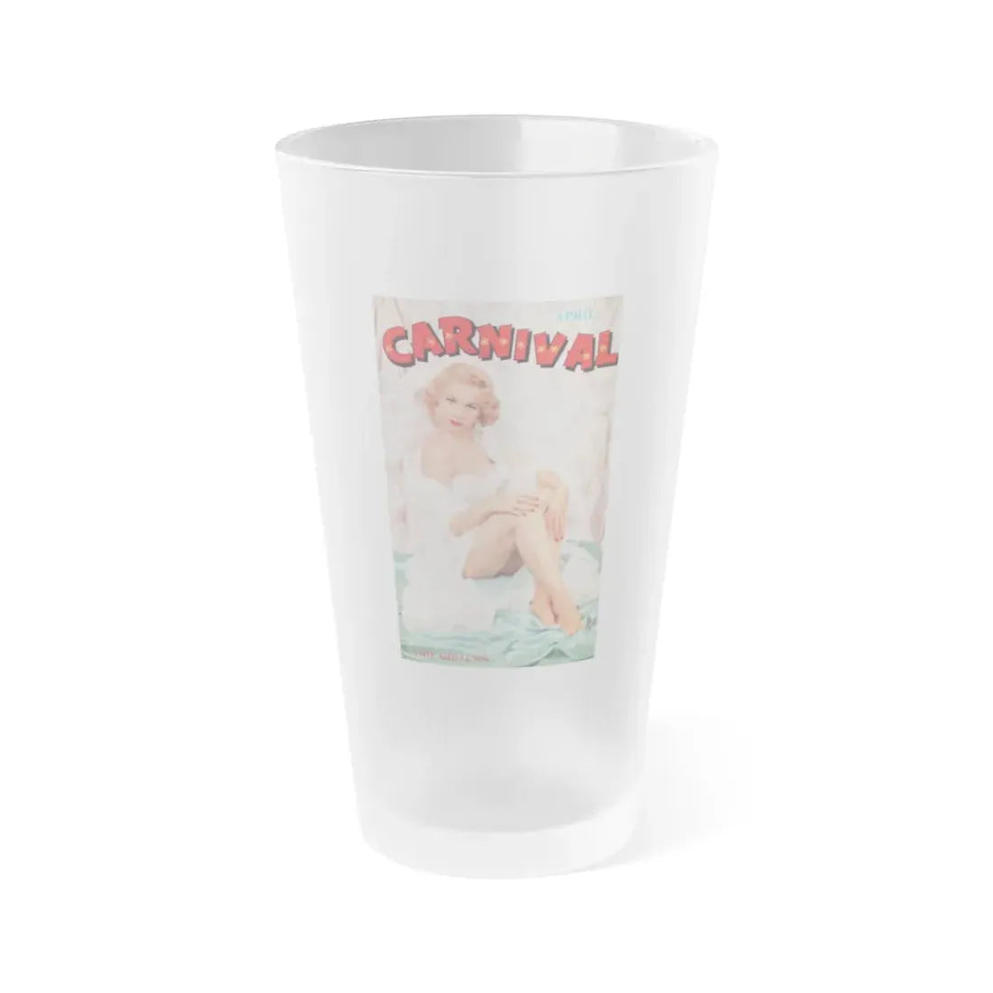 Norma Sykes #177 - Mag. Cover '56 (Vintage Female Icon) Frosted Pint Glass 16oz 16oz Frosted - Go Mug Yourself