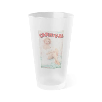 Norma Sykes #177 - Mag. Cover '56 (Vintage Female Icon) Frosted Pint Glass 16oz 16oz Frosted - Go Mug Yourself
