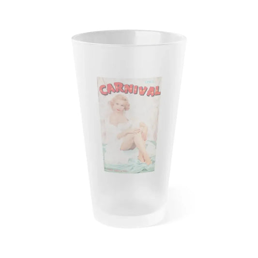 Norma Sykes #177 - Mag. Cover '56 (Vintage Female Icon) Frosted Pint Glass 16oz 16oz Frosted - Go Mug Yourself