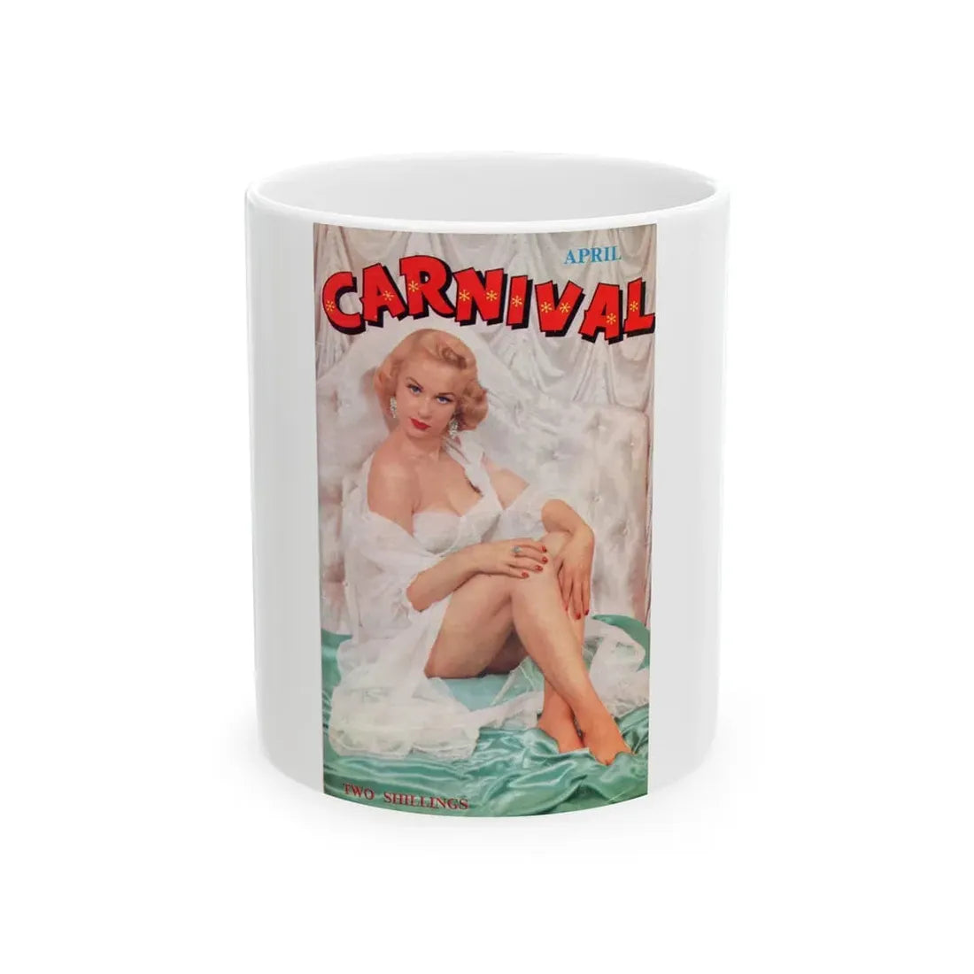 Norma Sykes #177 - Mag. Cover '56 (Vintage Female Icon) White Coffee Mug 11oz - Go Mug Yourself