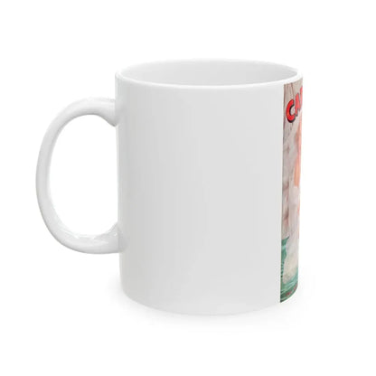 Norma Sykes #177 - Mag. Cover '56 (Vintage Female Icon) White Coffee Mug - Go Mug Yourself