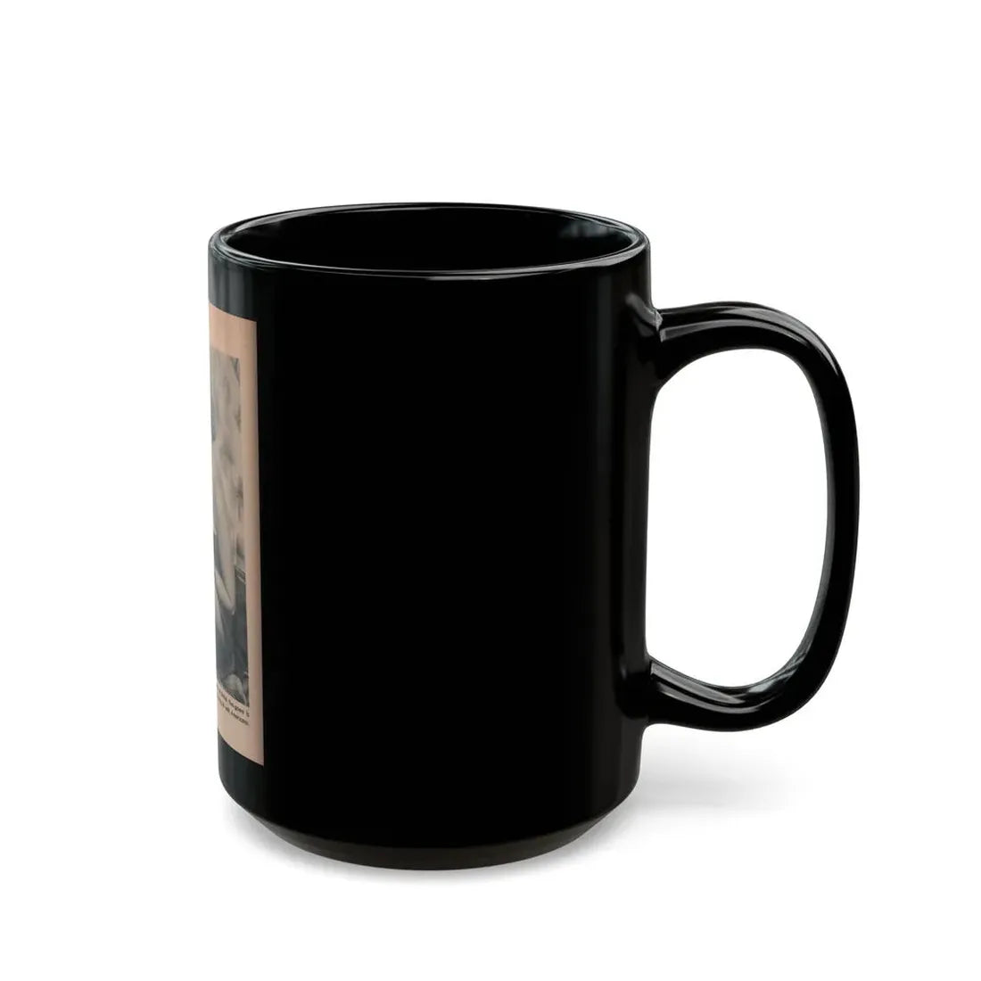 Norma Sykes #178 - Scamp Mag. Sept. '58 - 1 Small B&W Photo (Vintage Female Icon) Black Coffee Mug - Go Mug Yourself
