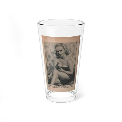 Norma Sykes #178 - Scamp Mag. Sept. '58 - 1 Small B&W Photo (Vintage Female Icon) Pint Glass 16oz 16oz - Go Mug Yourself