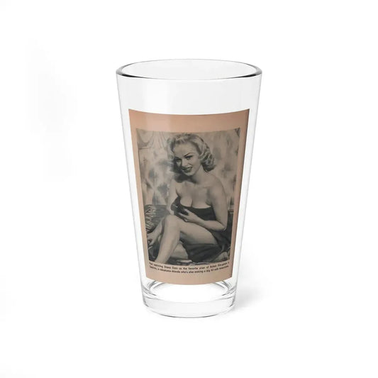 Norma Sykes #178 - Scamp Mag. Sept. '58 - 1 Small B&W Photo (Vintage Female Icon) Pint Glass 16oz 16oz - Go Mug Yourself