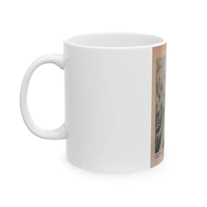 Norma Sykes #178 - Scamp Mag. Sept. '58 - 1 Small B&W Photo (Vintage Female Icon) White Coffee Mug - Go Mug Yourself