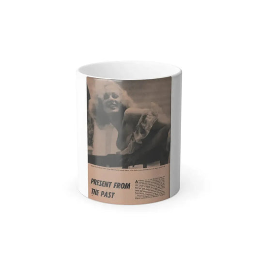 Norma Sykes #179 - Play Mag. 9-4-59 - 1 B&W Photo & More (Vintage Female Icon) Color Changing Mug 11oz 11oz - Go Mug Yourself