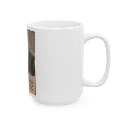 Norma Sykes #179 - Play Mag. 9-4-59 - 1 B&W Photo & More (Vintage Female Icon) White Coffee Mug - Go Mug Yourself