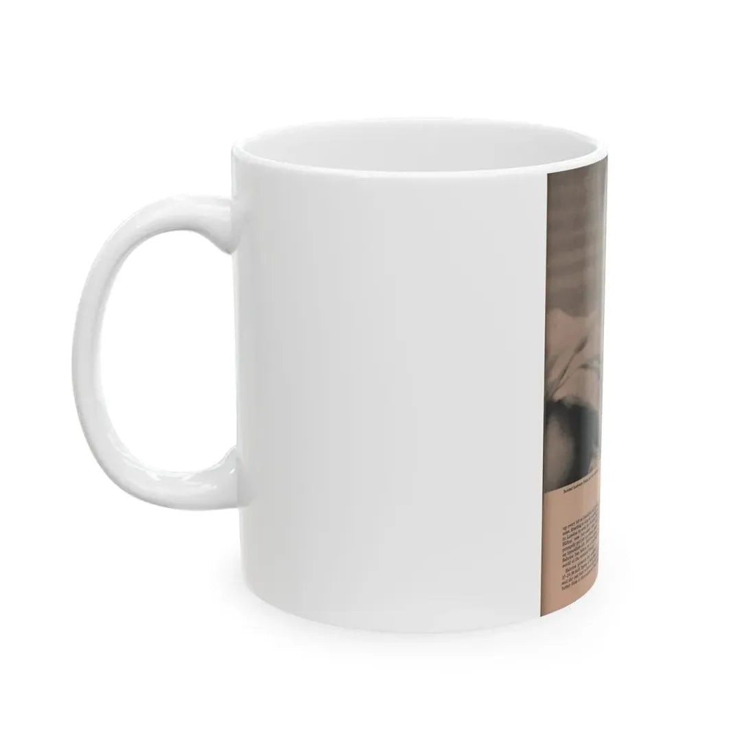 Norma Sykes #180 - Play Mag. 9-4-59 - 2 B&W Photos & More (Vintage Female Icon) White Coffee Mug - Go Mug Yourself