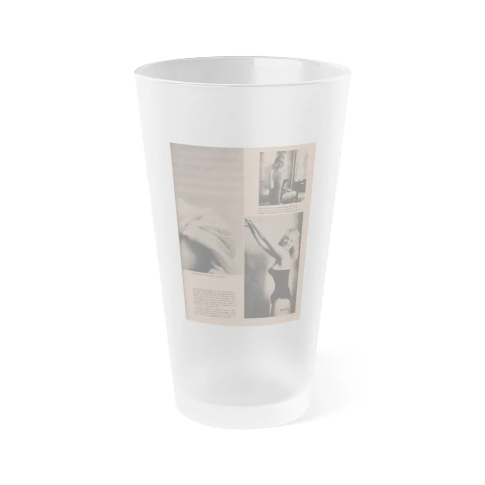 Norma Sykes #180 - Play Mag. 9-4-59 - 2 B&W Photos & More (Vintage Female Icon) Frosted Pint 16oz-16oz-Frosted-Go Mug Yourself