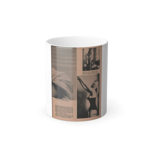 Norma Sykes #180 - Play Mag. 9-4-59 - 2 B&W Photos & More (Vintage Female Icons) Color Changing Mug 11oz-11oz-Go Mug Yourself