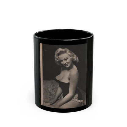 Norma Sykes #183 - (Vintage Female Icon) Black Coffee Mug-11oz-Go Mug Yourself