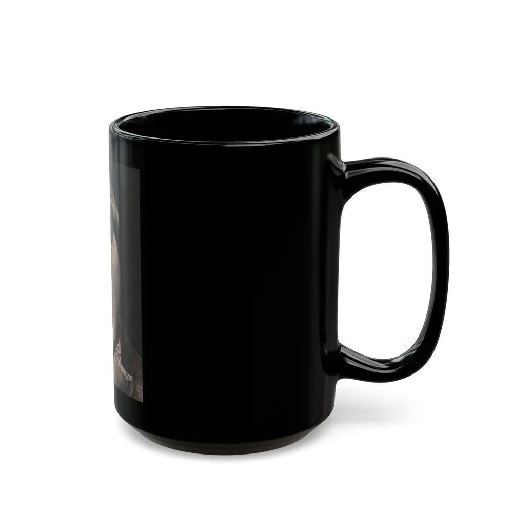 Norma Sykes #183 - (Vintage Female Icon) Black Coffee Mug-Go Mug Yourself