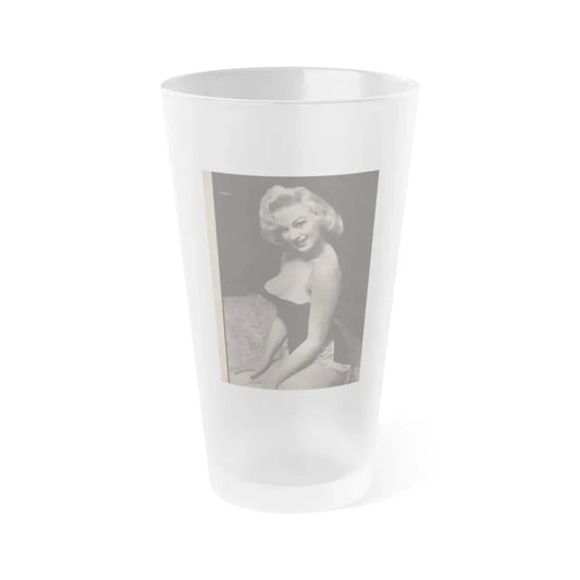 Norma Sykes #183 - (Vintage Female Icon) Frosted Pint Glass 16oz 16oz Frosted - Go Mug Yourself