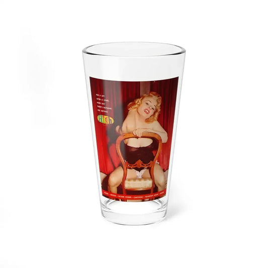 Norma Sykes #186 - 1 Color Photo on back of High July 1959 Magazine (Vintage Female Icon) Pint Glass 16oz 16oz - Go Mug Yourself