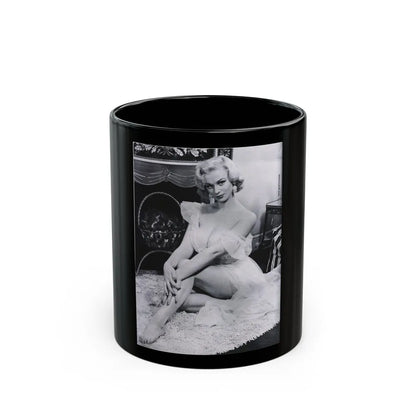 Norma Sykes #38 (Vintage Female Icon) Black Coffee Mug-11oz-Go Mug Yourself