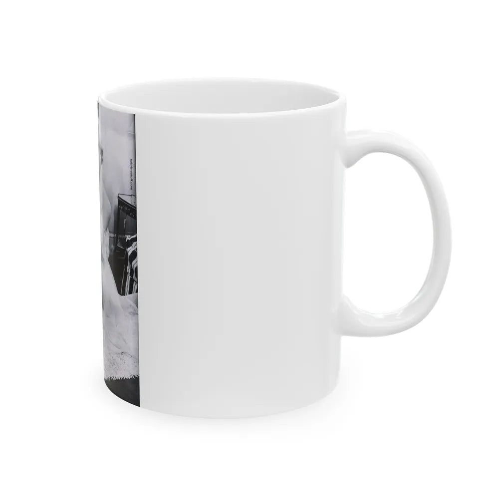 Norma Sykes #38 (Vintage Female Icon) White Coffee Mug-Go Mug Yourself