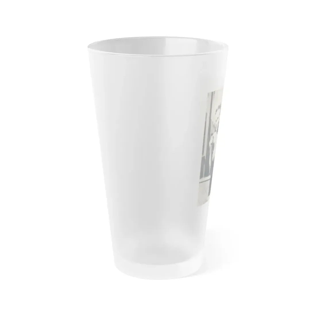 Norma Sykes #63 (Vintage Female Icon) Frosted Pint Glass 16oz - Go Mug Yourself