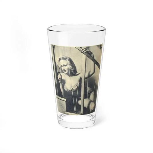 Norma Sykes #63 (Vintage Female Icon) Pint Glass 16oz 16oz - Go Mug Yourself