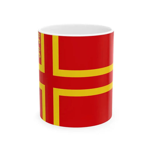 Normandy flag falaise (France) White Coffee Mug 11oz - Go Mug Yourself