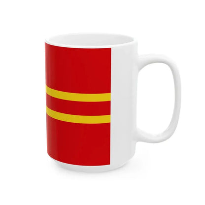 Normandy flag falaise (France) White Coffee Mug - Go Mug Yourself