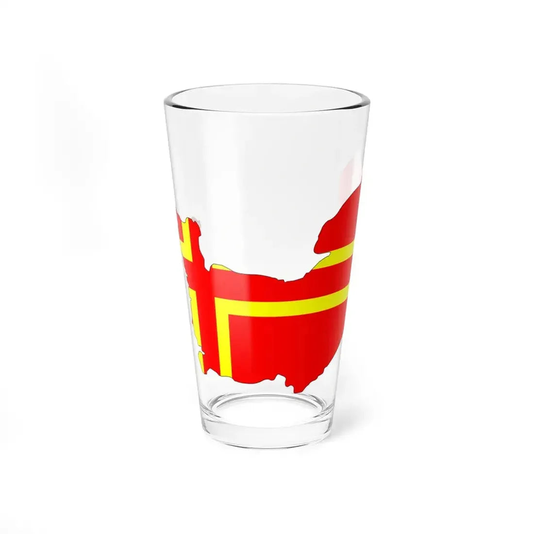 Normandy Flag Map (France) Pint Glass 16oz 16oz - Go Mug Yourself