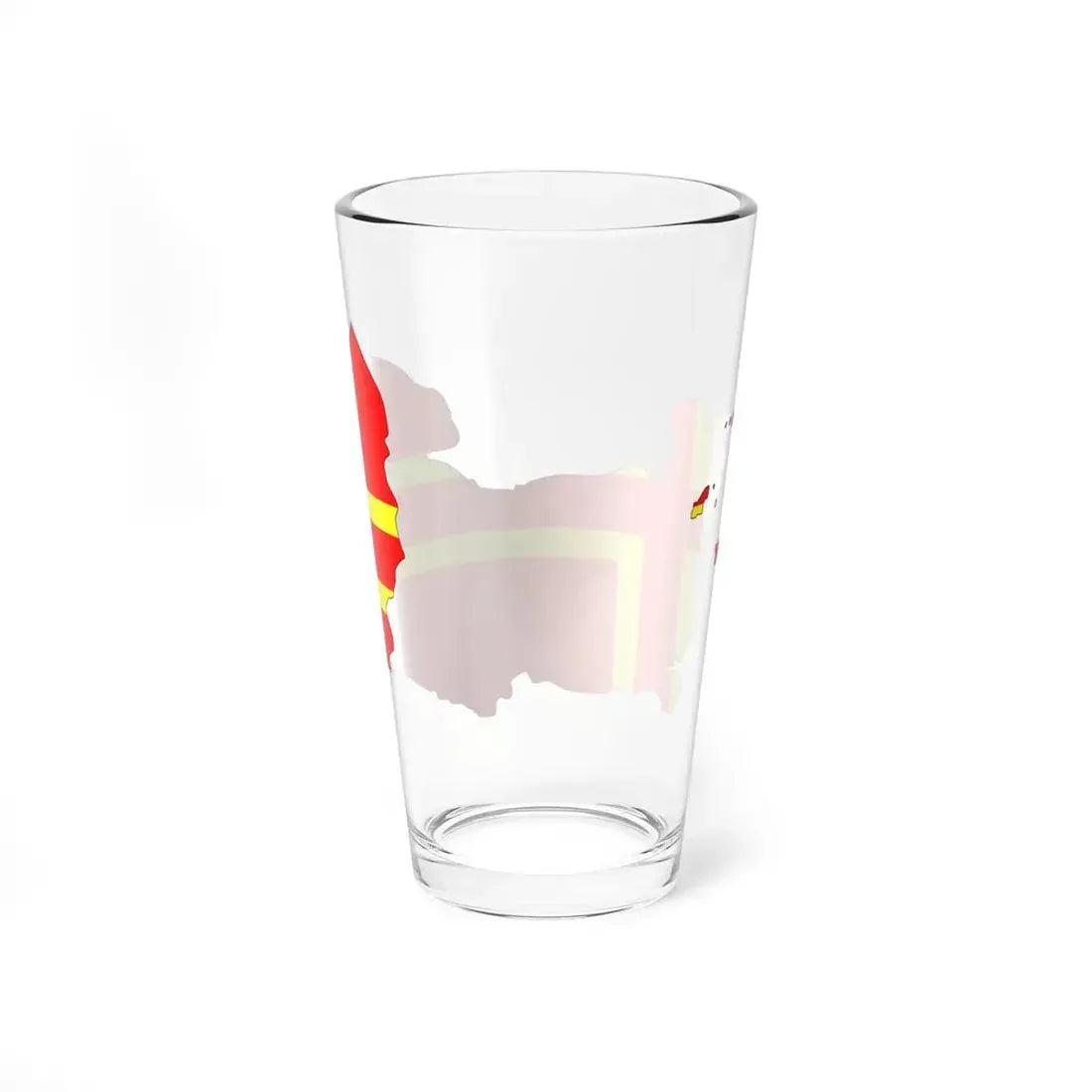 Normandy Flag Map (France) Pint Glass 16oz - Go Mug Yourself