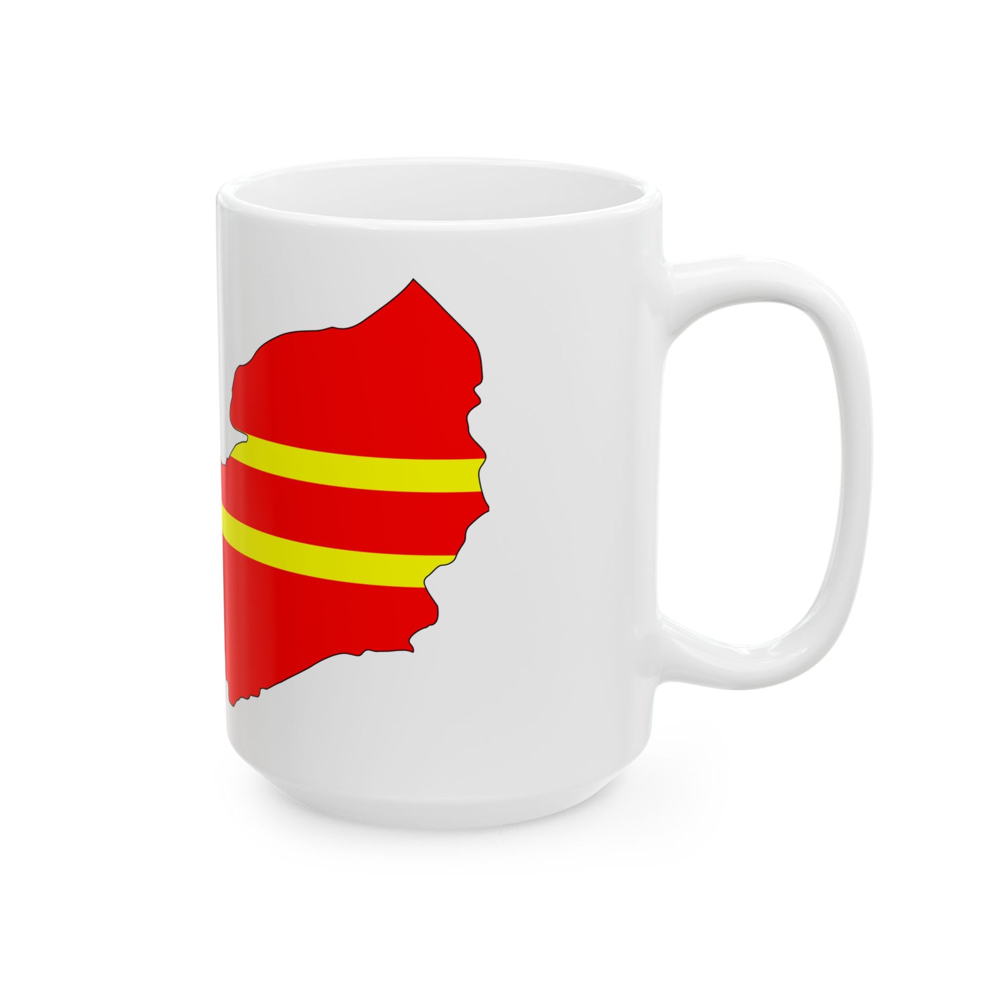 Normandy Flag Map (France) White Coffee Mug-Go Mug Yourself