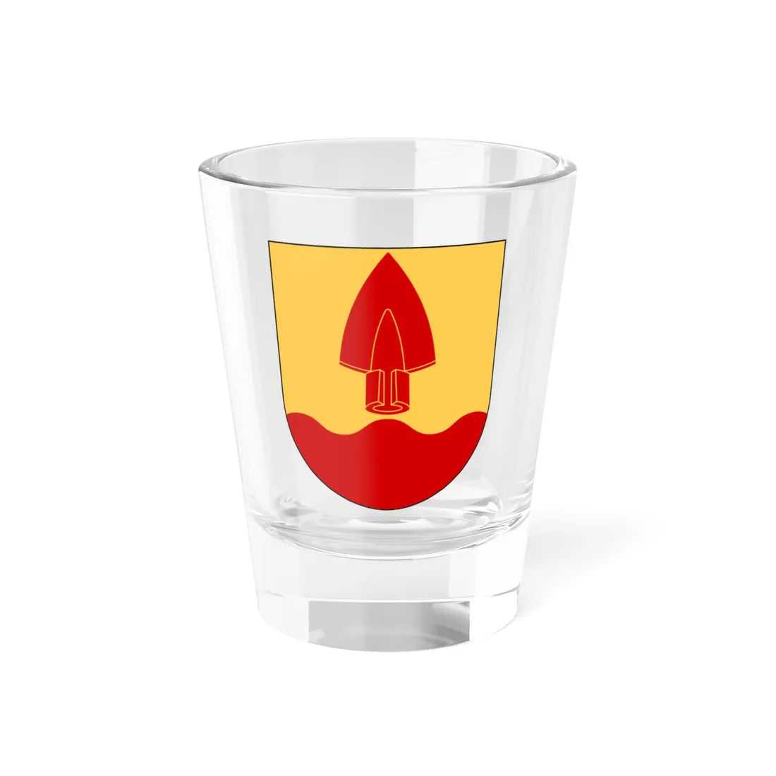 Normlösa församling vapen (Sweden) (Coat of Arms) Shot Glass 1.5oz 1.5oz - Go Mug Yourself