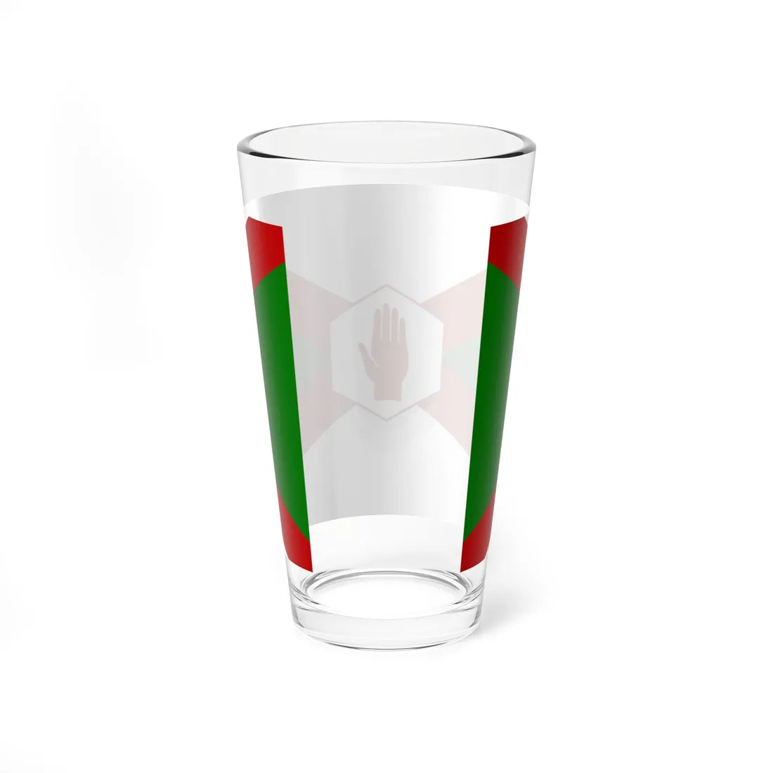 Norn Iron flag hexagon (Ireland) Pint Glass 16oz - Go Mug Yourself
