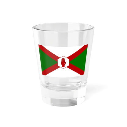 Norn Iron flag hexagon (Ireland) Shot Glass 1.5oz 1.5oz - Go Mug Yourself