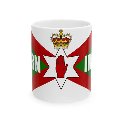 Norn Iron football flag (Ireland) White Coffee Mug 11oz - Go Mug Yourself