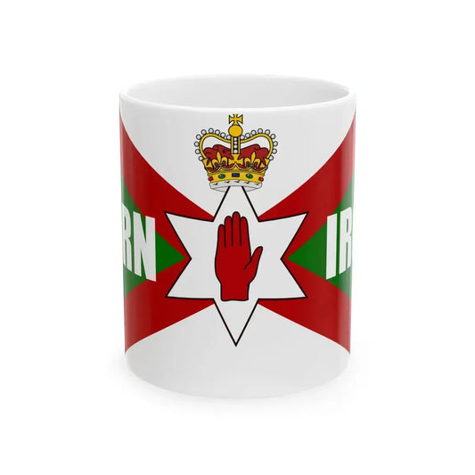 Norn Iron football flag (Ireland) White Coffee Mug 11oz - Go Mug Yourself