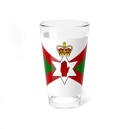Norn Iron football flag no text (Ireland) Pint Glass 16oz 16oz - Go Mug Yourself