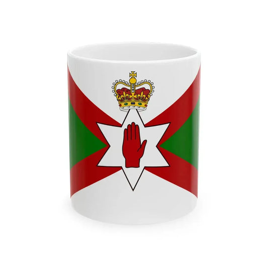 Norn Iron football flag no text (Ireland) White Coffee Mug 11oz - Go Mug Yourself