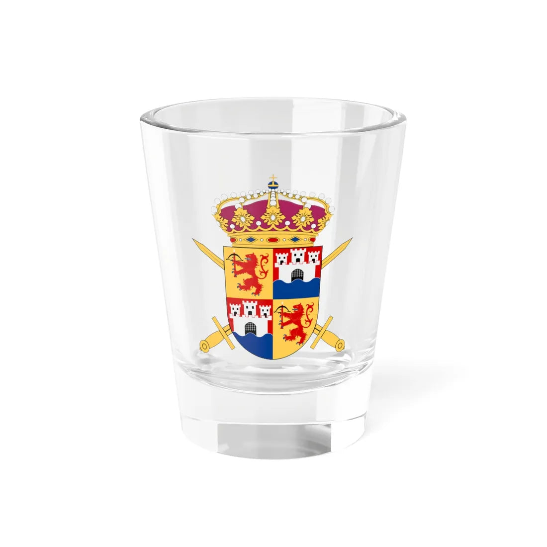 Norra Smålandsgruppen vapen (Sweden) (Coat of Arms) Shot Glass 1.5oz 1.5oz - Go Mug Yourself
