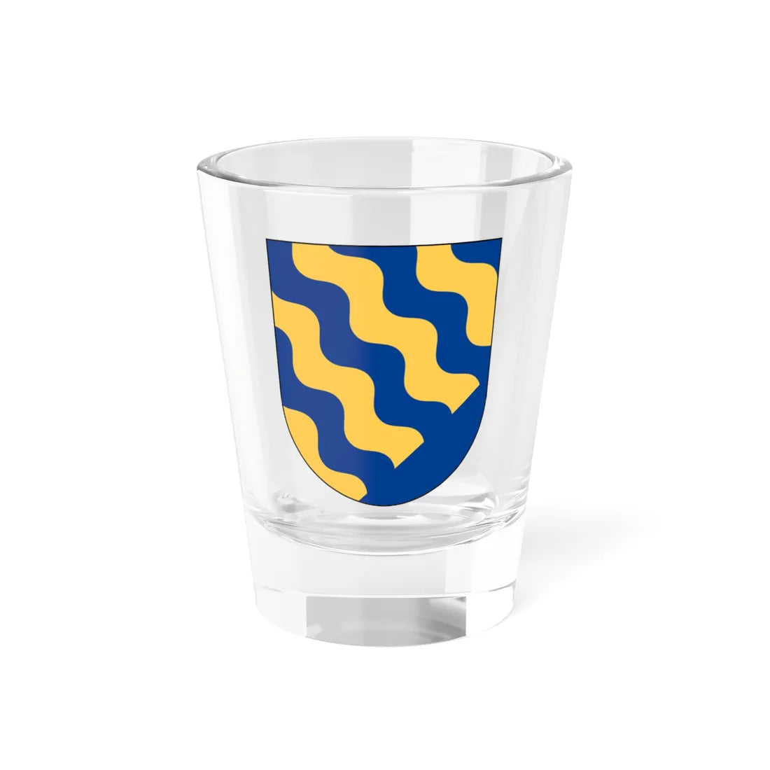 Norrbotten vapen (Sweden) (Coat of Arms) Shot Glass 1.5oz 1.5oz - Go Mug Yourself