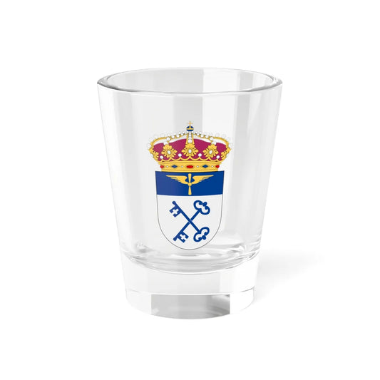 Norrbottens flygflottilj vapen (Sweden) (Coat of Arms) Shot Glass 1.5oz 1.5oz - Go Mug Yourself