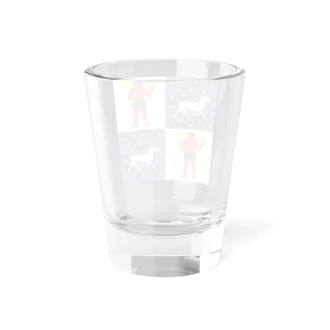 Norrbottens lan vapenflagga (Sweden) Shot Glass 1.5oz - Go Mug Yourself
