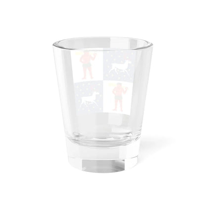 Norrbottens lan vapenflagga (Sweden) Shot Glass 1.5oz - Go Mug Yourself