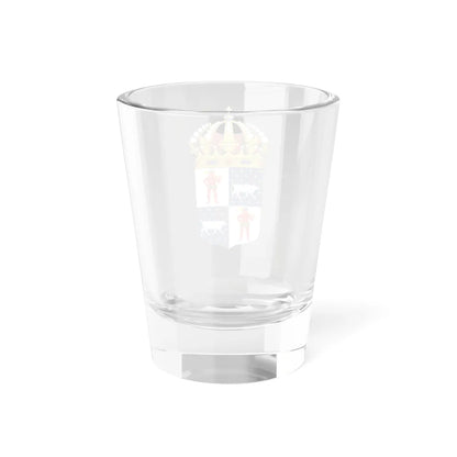 Norrbottens läns vapen crowned (Sweden) (Coat of Arms) Shot Glass 1.5oz - Go Mug Yourself