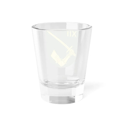 Norrbottens regemente 191. mekaniserade bataljonen 1912. pansarskyttekompaniet vapen (Sweden) (Coat of Arms) Shot Glass 1.5oz - Go Mug Yourself