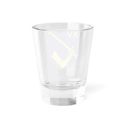 Norrbottens regemente 191. mekaniserade bataljonen 1915. trosskompaniet vapen (Sweden) (Coat of Arms) Shot Glass 1.5oz - Go Mug Yourself