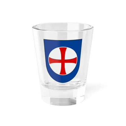 Norrbottens regemente 193. jägarbataljonen Arvidsjaur skvadron vapen (Sweden) (Coat of Arms) Shot Glass 1.5oz 1.5oz - Go Mug Yourself