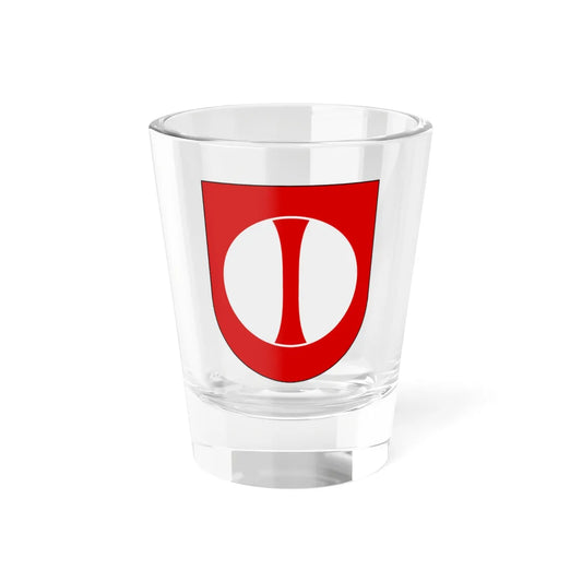 Norrbottens regemente 193. jägarbataljonen Frösö skvadron vapen (Sweden) (Coat of Arms) Shot Glass 1.5oz 1.5oz - Go Mug Yourself