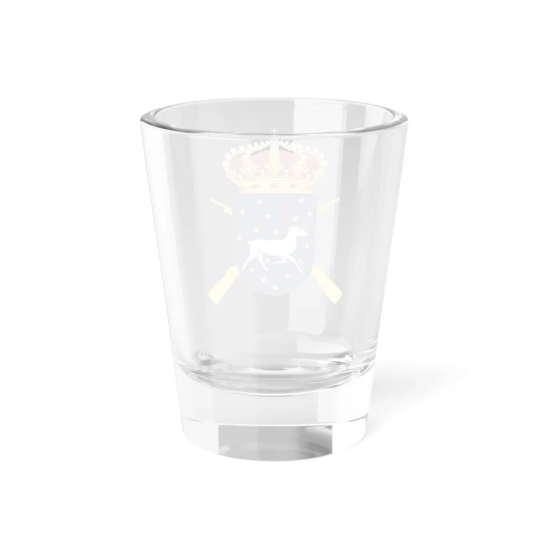 Norrbottens regemente vapen pre 1994 (Sweden) (Coat of Arms) Shot Glass 1.5oz - Go Mug Yourself